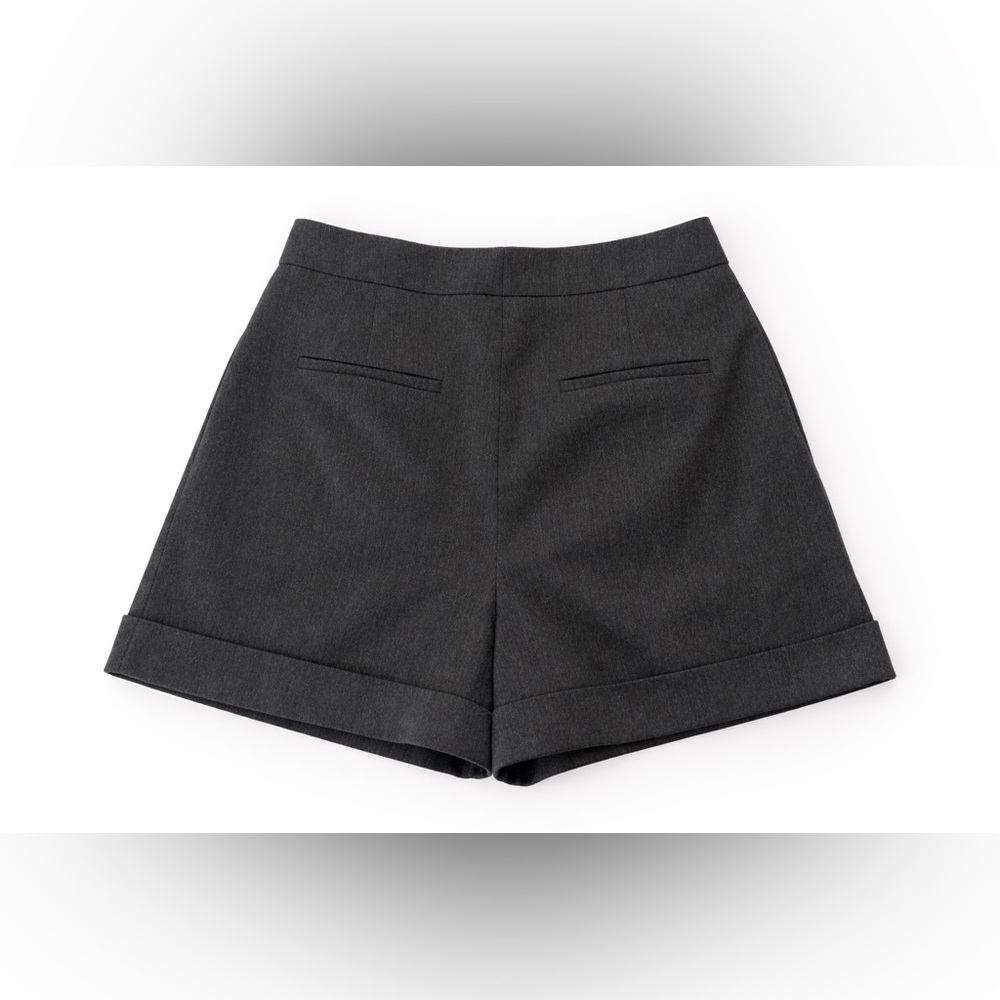 NWT Sézane Dogan Shorts - Mottled Grey - Picture 4 of 5